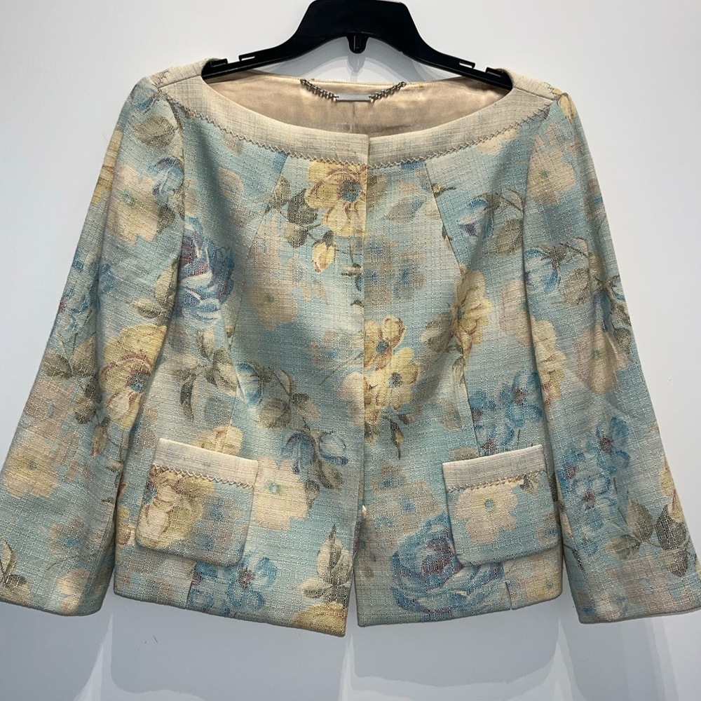 ELIE TAHARI Vintage Floral Blazer S/M